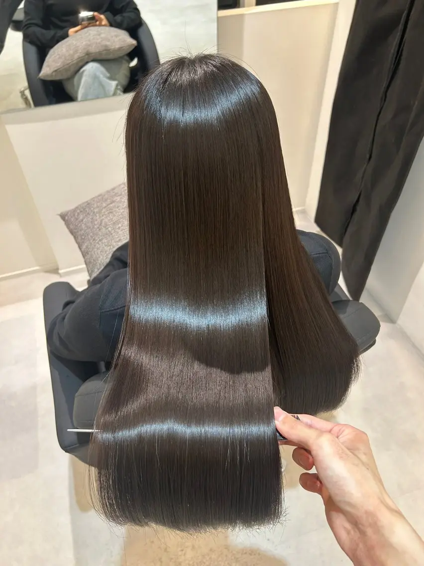 ロング 髪質改善 🎨カラー&髪質改善 MATSUのヘアスタイル