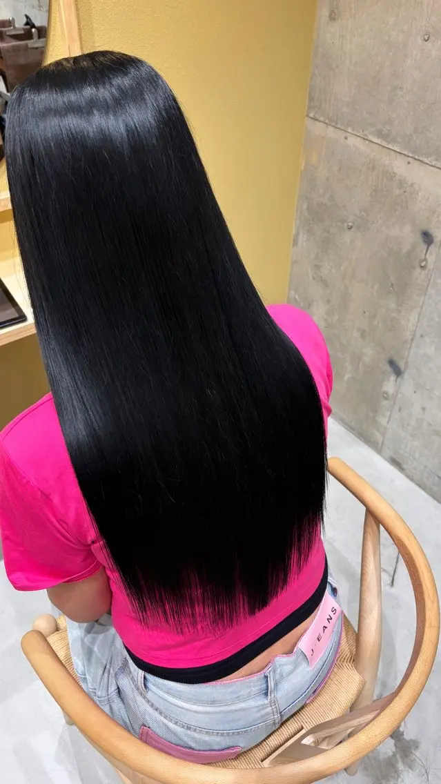 ロング カラー 透明感カラー トリートメント ブリーチ🥣⌇ケア⌇ 🎨mana🎀のヘアスタイル