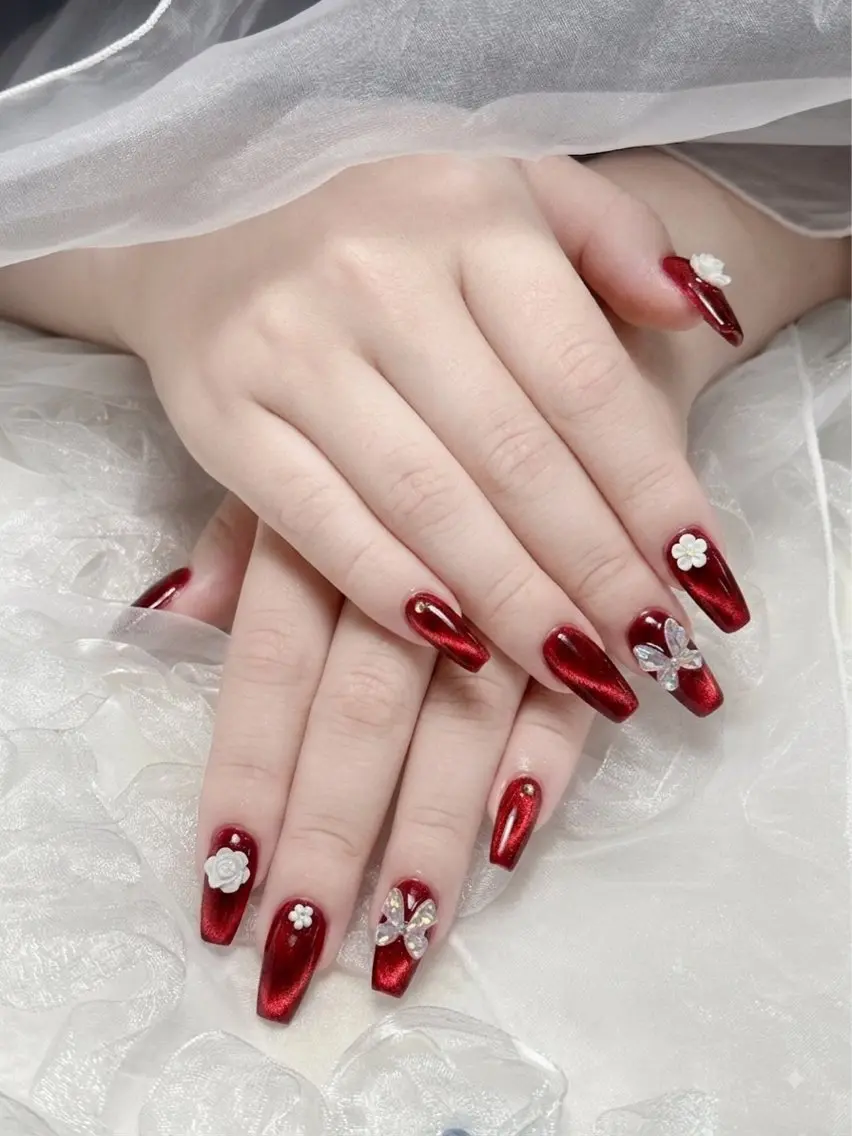 ネイル キラキラネイル ストーンネイル Michan Nailのネイルデザイン