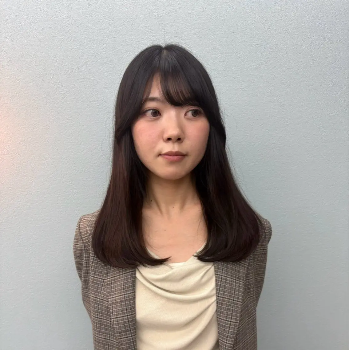 セミロング 小顔カット トリートメント カット トリートメント メンズカット/パーマ /艶カラー 彩音のヘアスタイル