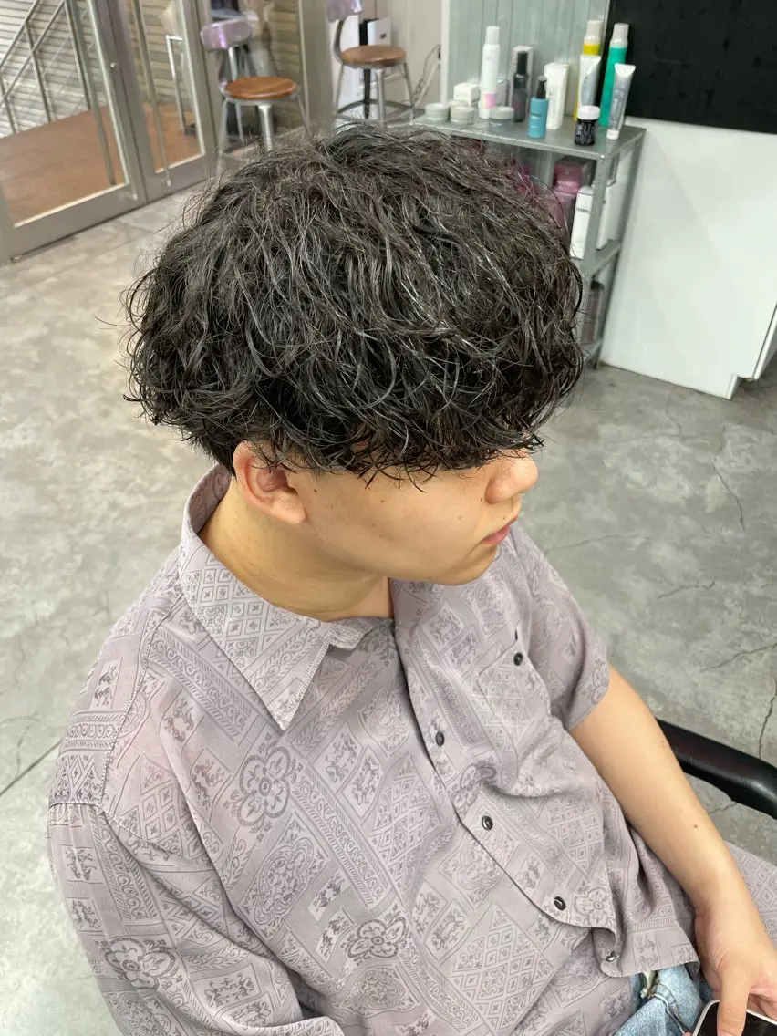 パーマ メンズ カット パーマ 町田エリアＮｏ．１/ パーマ特化/太田京希のヘアスタイル
