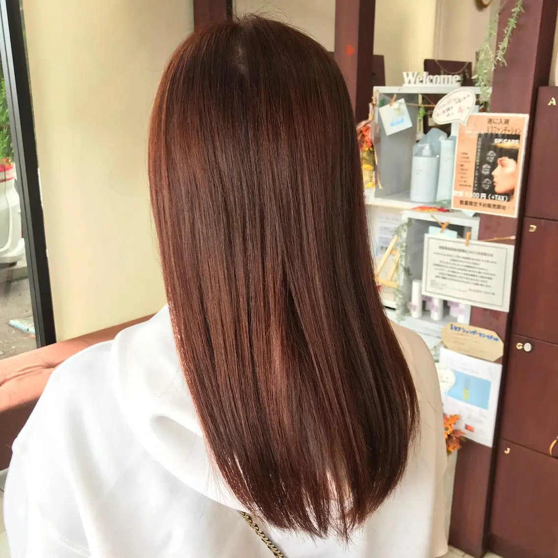 セミロング カラー Well‘s黒木🌿 レイヤー💎寒色のヘアスタイル