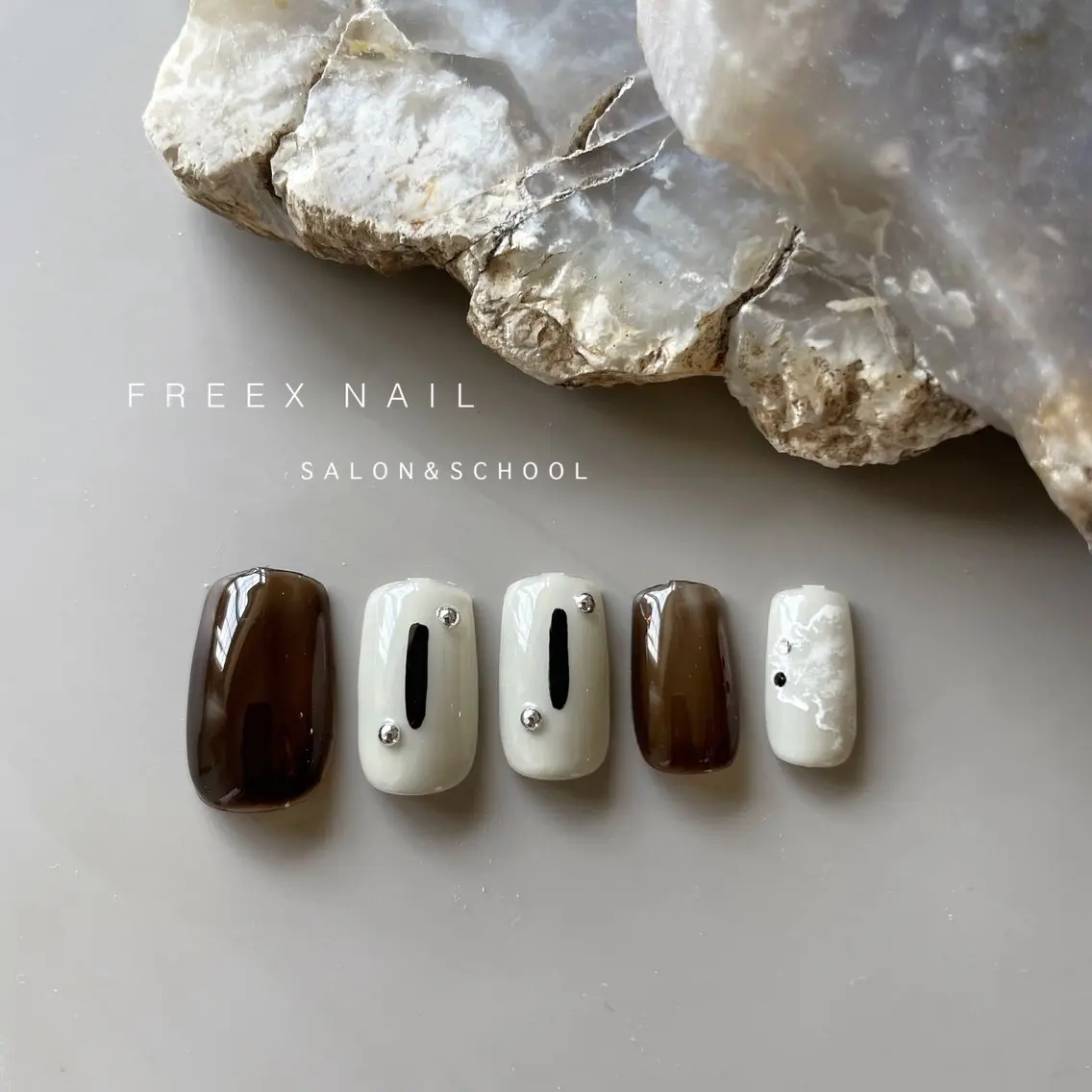 ネイル ハンドネイル ハンドケア freex nail /ニュアンス/個性派のネイルデザイン