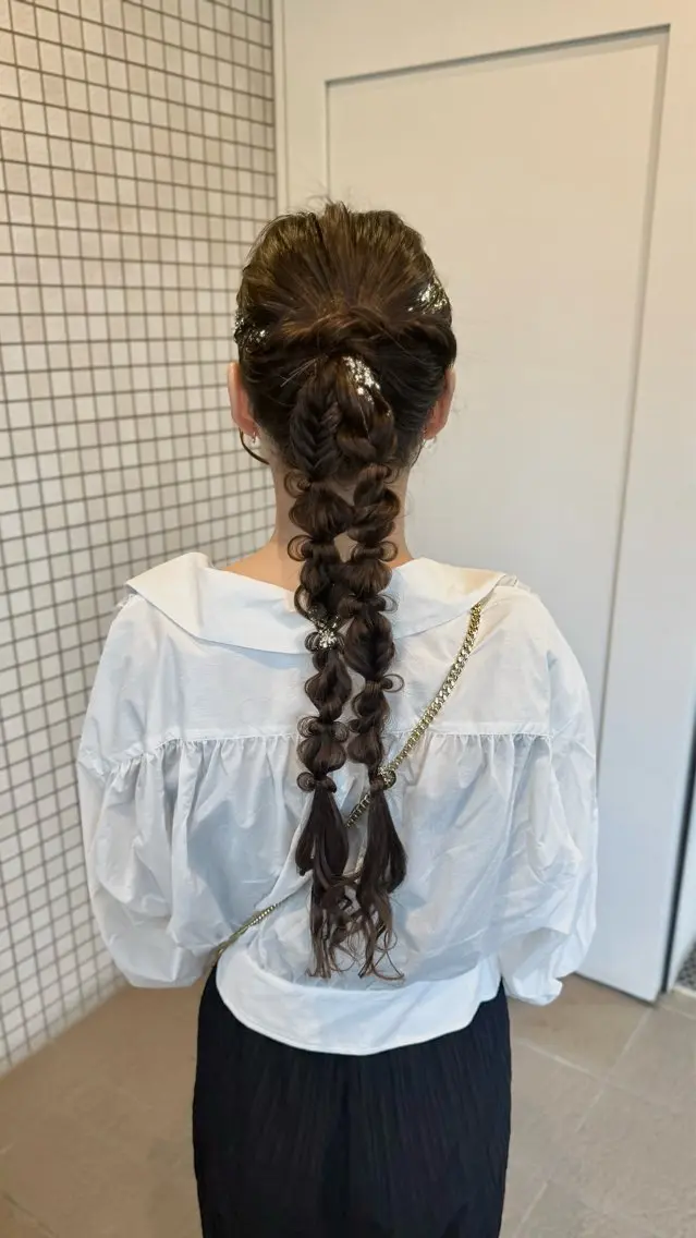 ロング ヘアセット mina★ショート cutモデル募集中のヘアスタイル