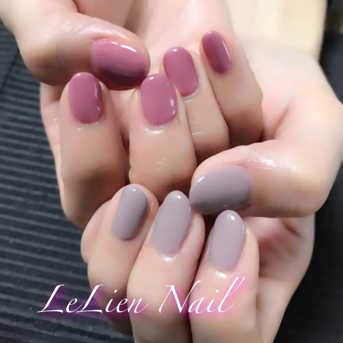 ネイル シンプルネイル モチの良さ◉ フィルインネイル♡のネイルデザイン