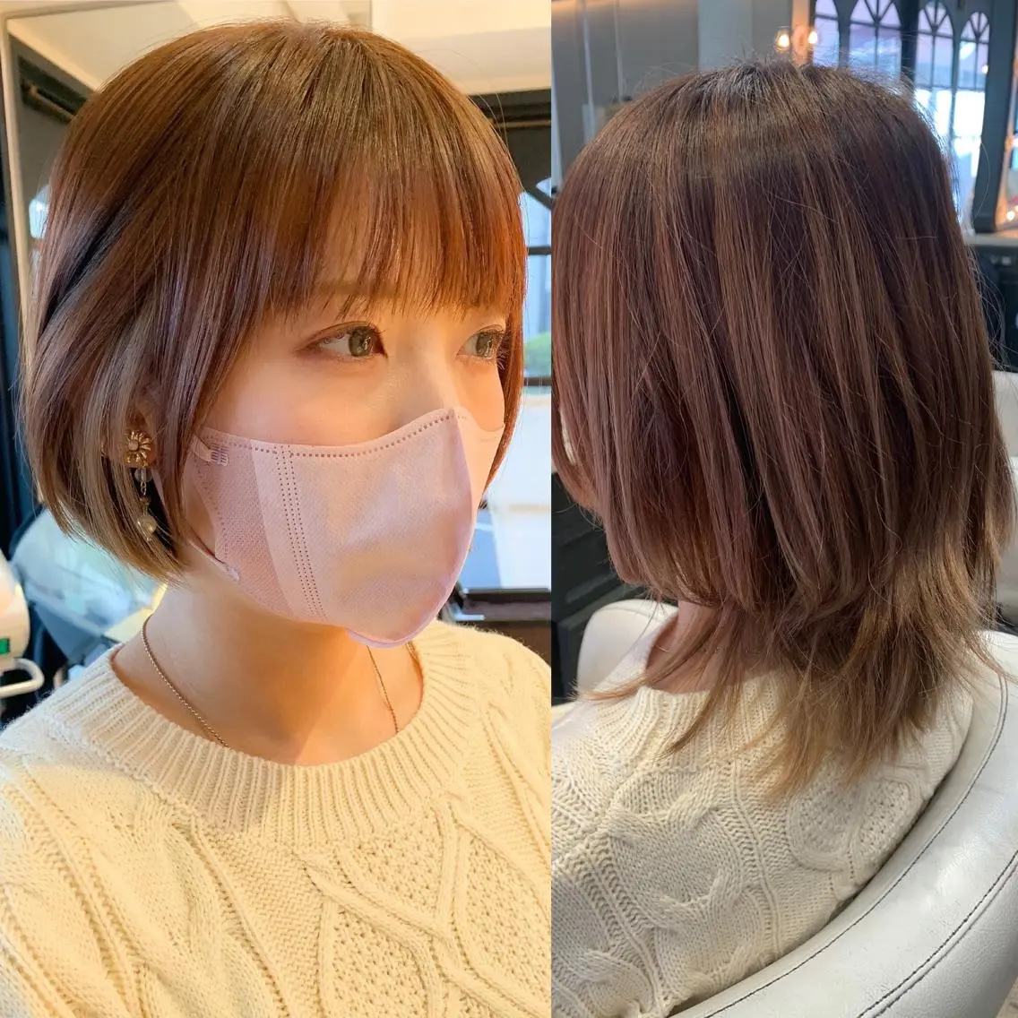 ショート カラー パーマ ヘアアレンジ キッズ ネイル マツエク・マツパ アイブロウ 眉カラー ウルフカット カジュアル hiro【沿線で叶う 似合わせhair】のヘアスタイル