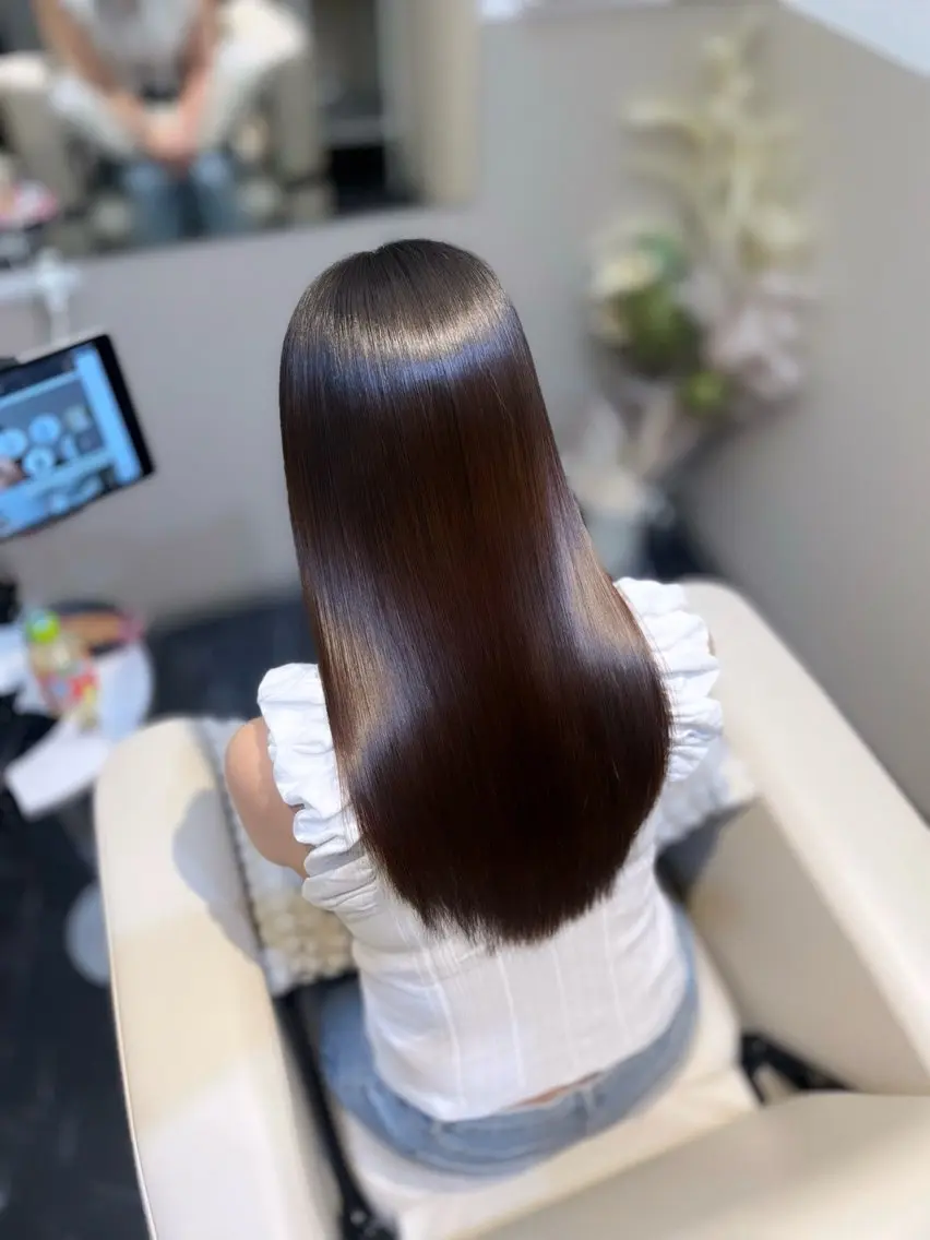 ロング 髪質改善 トリートメント ulu+sia/ 神戸本格派髪質改善のヘアスタイル