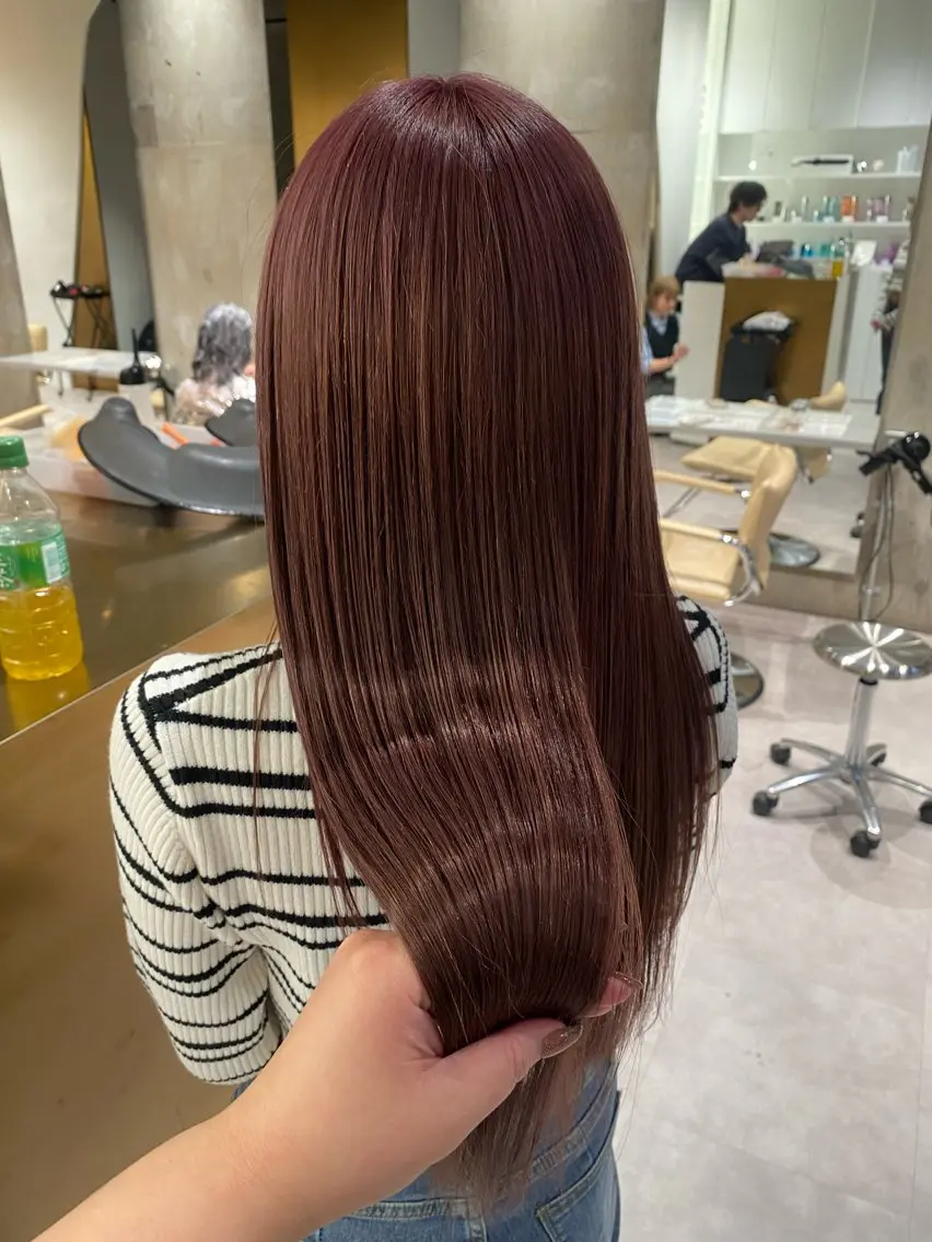 ロング mina🪐立川駅/ 無料ショートカットのヘアスタイル