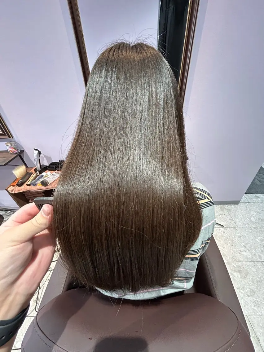セミロング 栗田 孝之のヘアスタイル