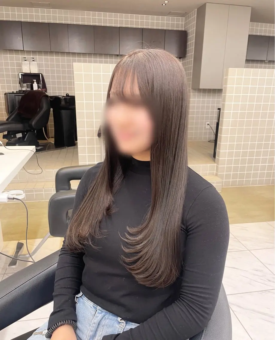 カラー ヘアアレンジ カット ヘアカラー トリートメント 🖤艶髪／髪質改善 横浜美容室／ゆりのヘアスタイル