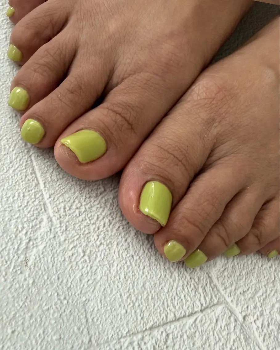 ネイル フットネイル ピスタチオネイル フットネイル YAMAGUCHI MIHIのネイルデザイン