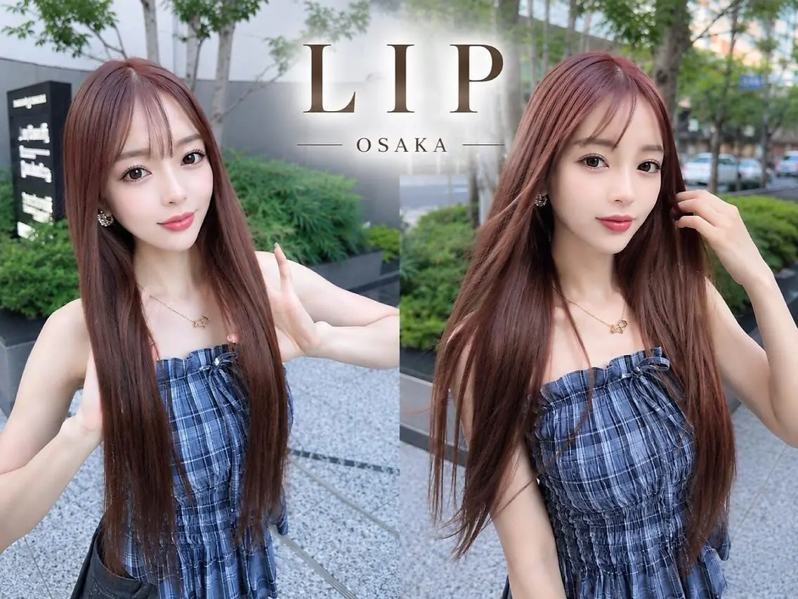 ロング カラー ヘアアレンジ シールエクステ バレイヤージュ ブリーチ ケアブリーチ ダブルカラー LIP 大阪本店 エクステ MISAのヘアスタイル
