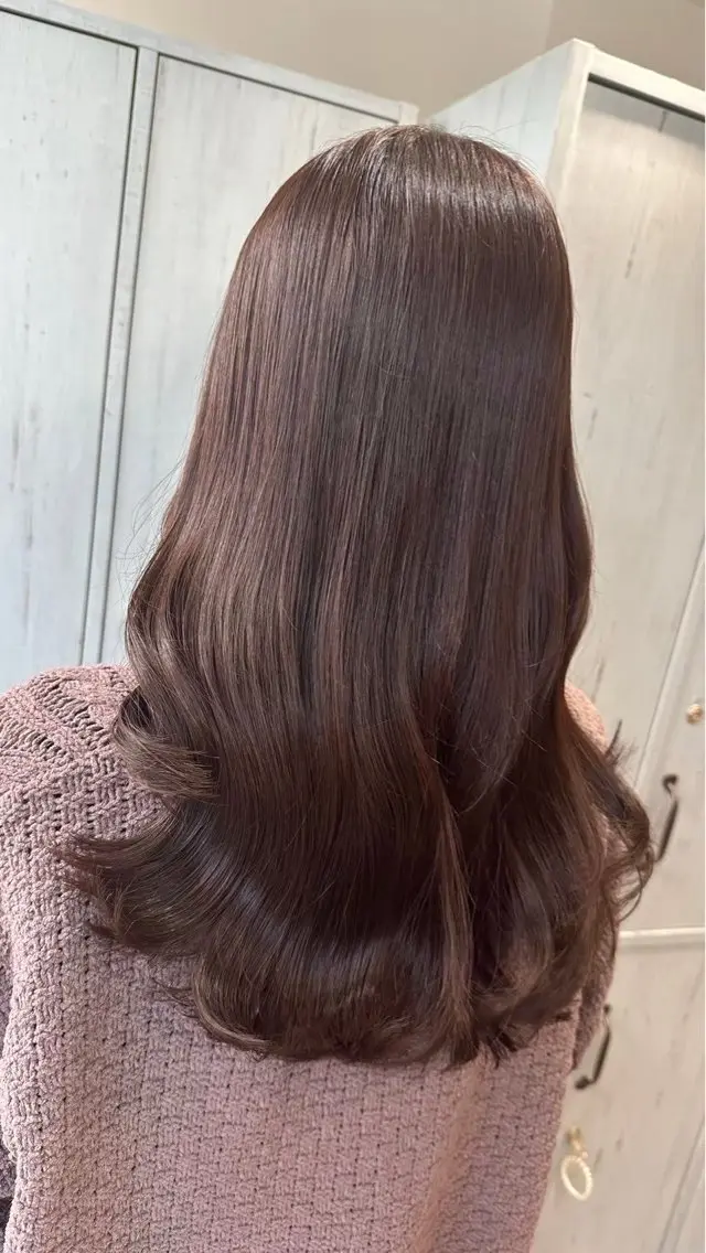 ロング カラー SAKI🎀 透明感カラーのヘアスタイル