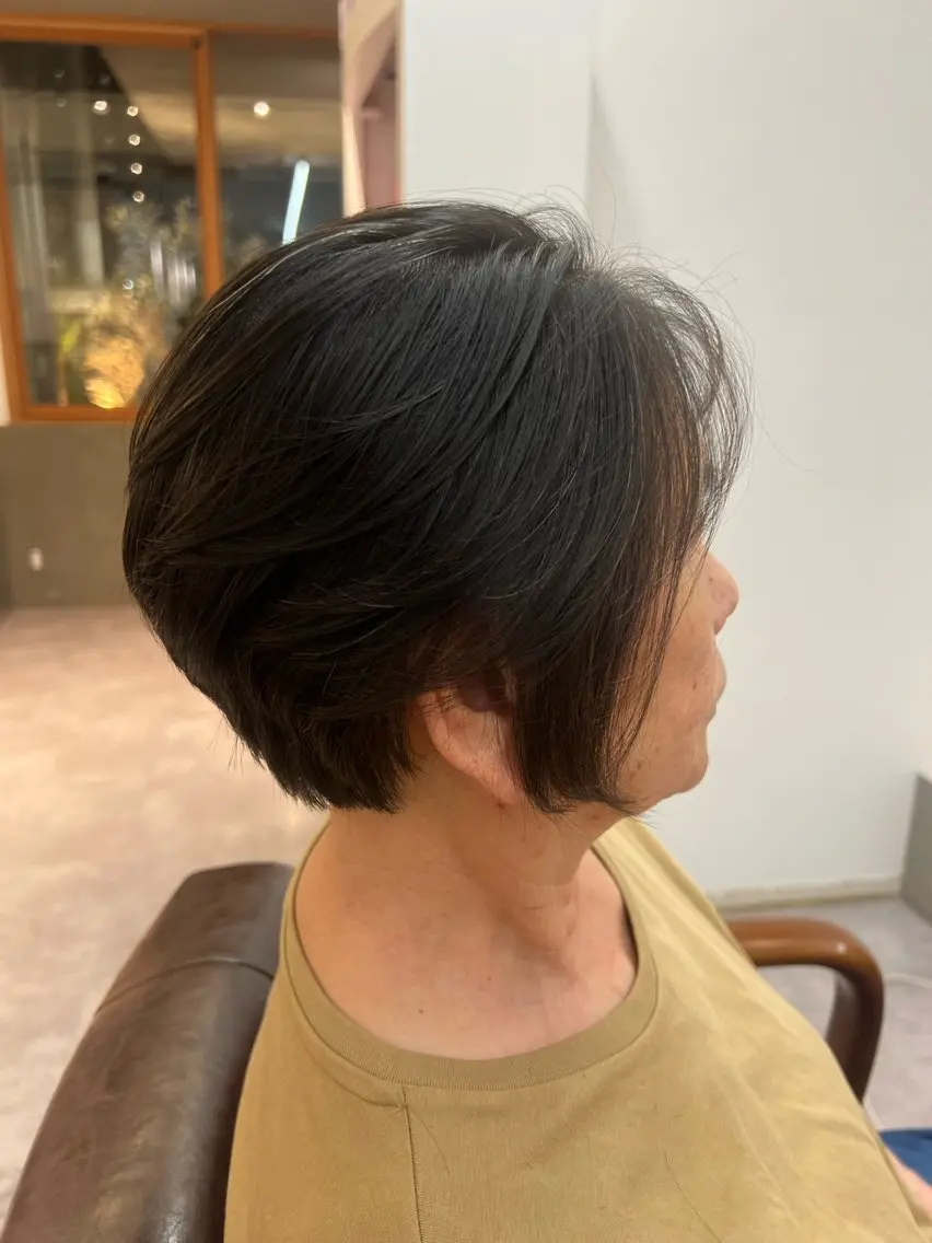 ショート ショートヘア カット ヘッドスパ 澤田 華月のヘアスタイル