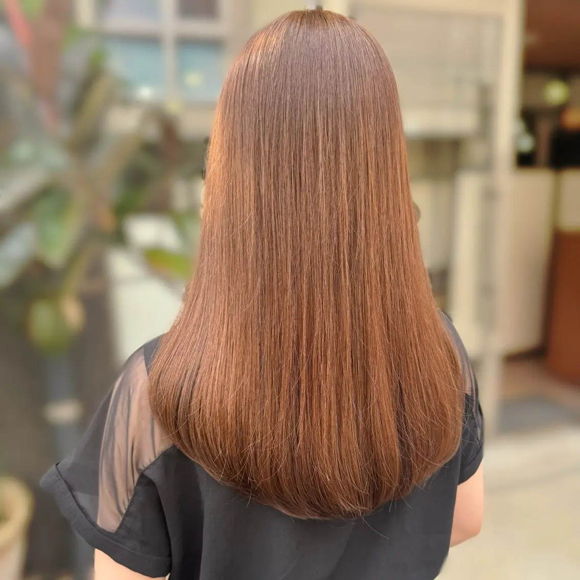 ロング カラー カット ヘアカラー トリートメント ブリーチなしカラー kana🐱のヘアスタイル