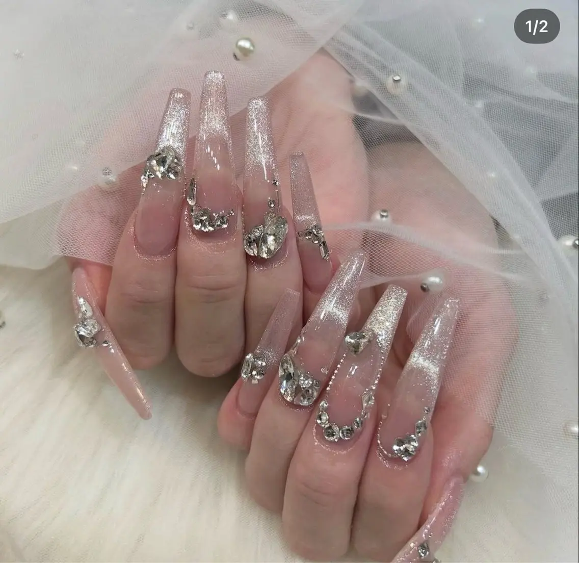ネイル アートネイル 長さ出し ジェルネイル 韓国ネイル 持ち込み kana nailのネイルデザイン