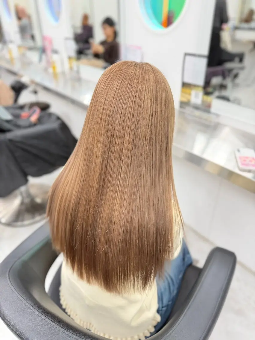 ロング カラー ヘアアレンジ ヘアカラー トリートメント 透明感カラー🎀艶髪 Anju/渋谷🎀のヘアスタイル