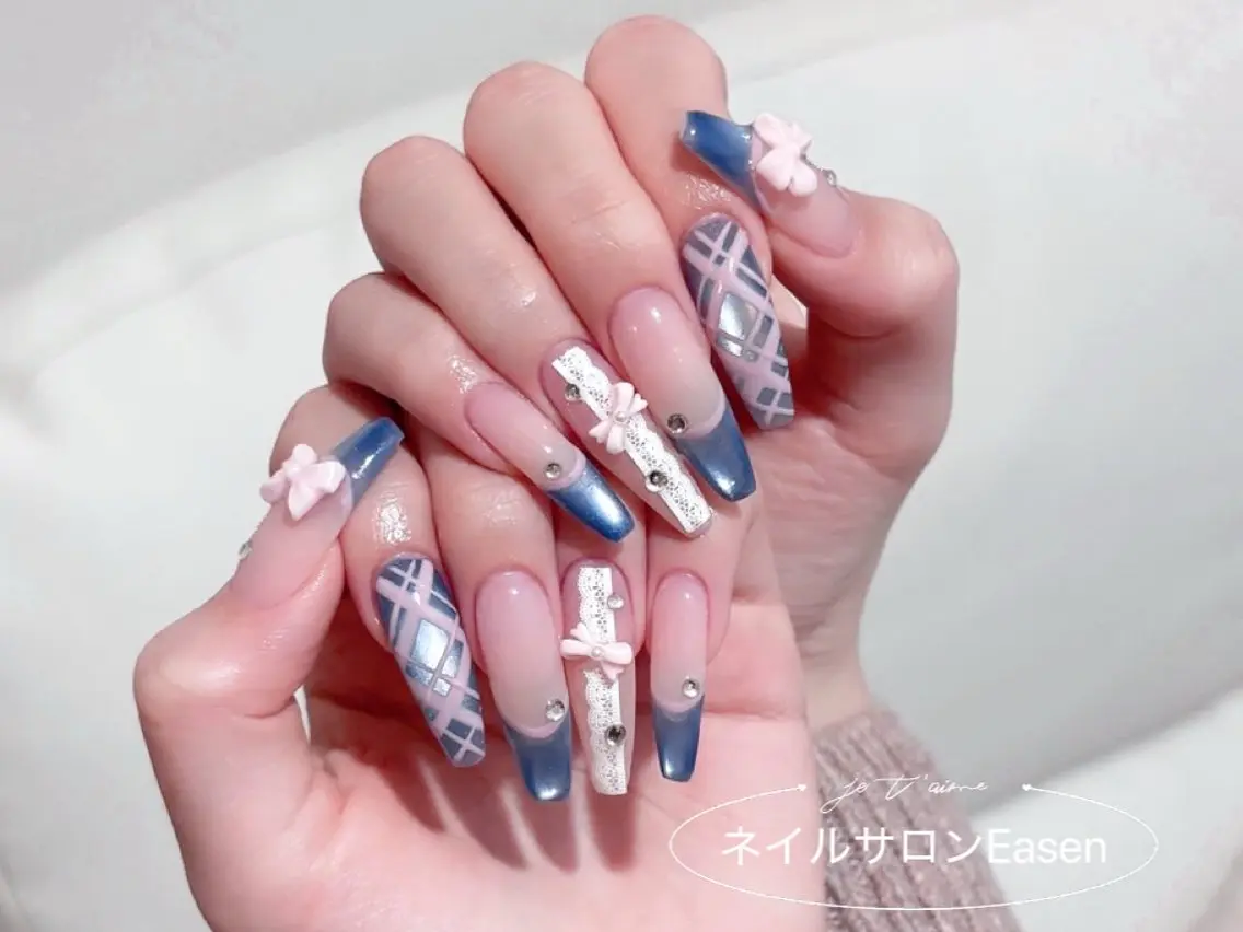 【持ち込みデザイン】✨フルアートコース✨パーツ6個付き✨初回ソフトジェルオフ込み✨フィルイン対応の写真