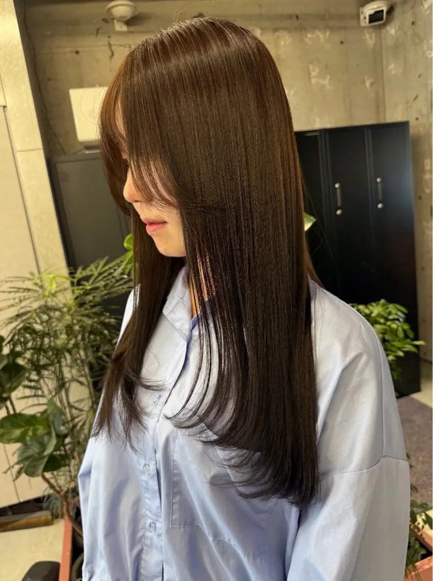 【ブリーチなし🍒】ワンカラー  リタッチのみ🉑の写真