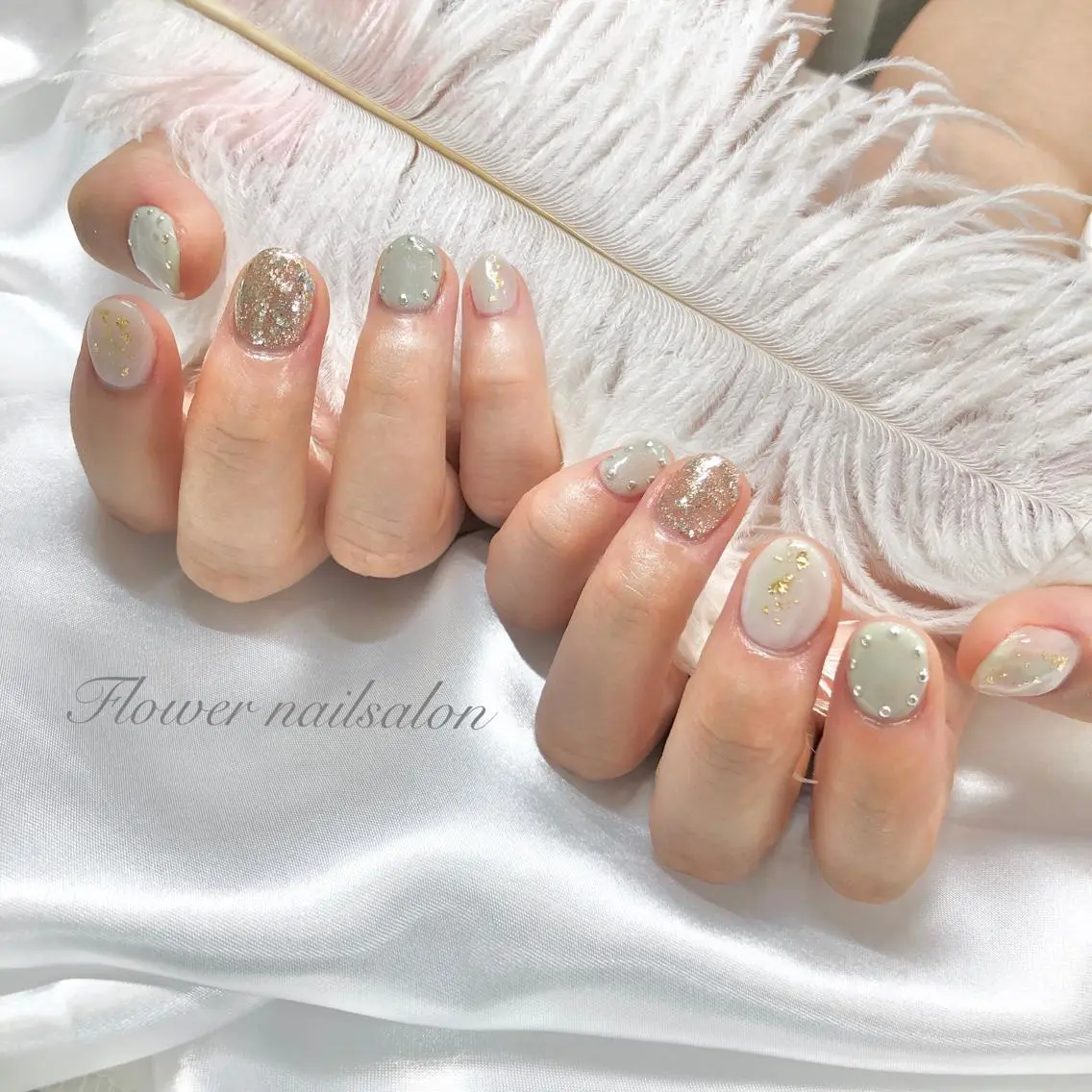 ネイル Flower nailのネイルデザイン