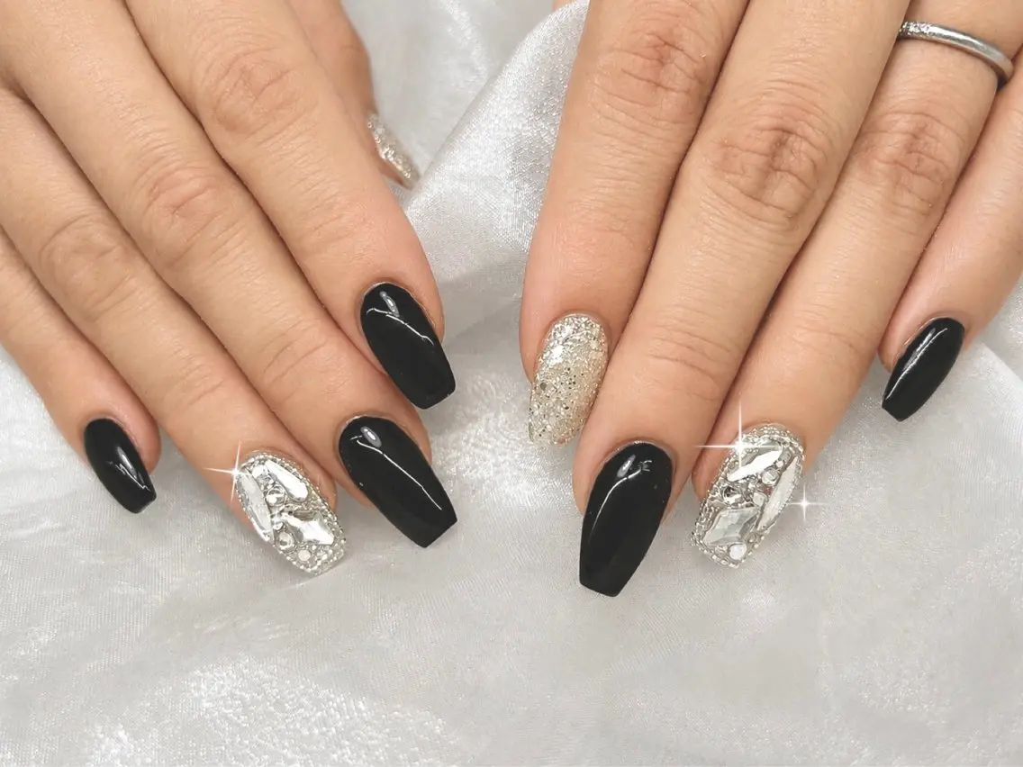 ネイル アートネイル キラキラネイル ラメ(グリッター) ワンカラーネイル ハンドネイル SATO SHIORIのネイルデザイン