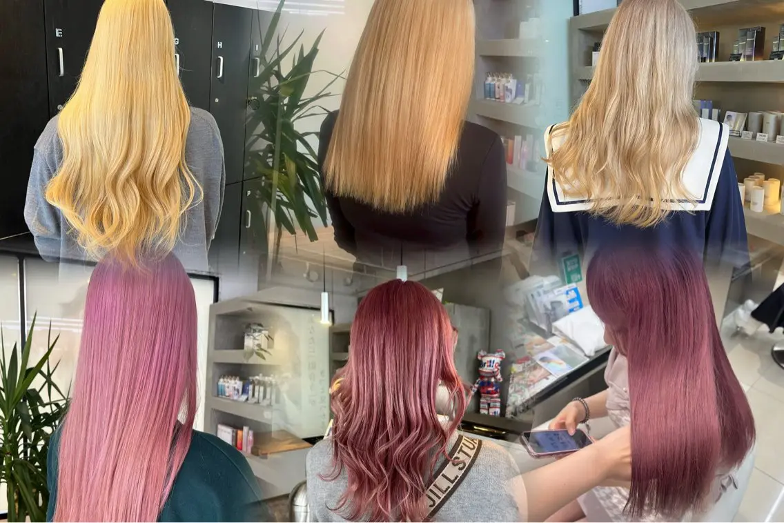 ロング 水戸/ブリーチカラー 中山りくのヘアスタイル