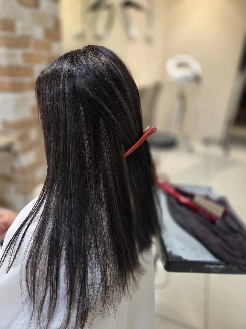ロング ハイライト メンズパーマ/カラー /カット/樋口捷✂️のヘアスタイル