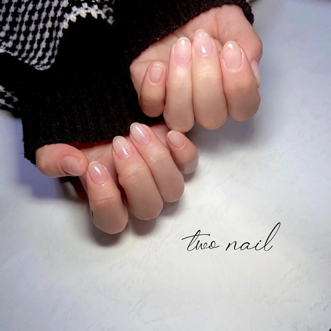 ネイル アートネイル フットネイル ハート ニュアンスネイル オフィスネイル ハンドネイル two nailのネイルデザイン