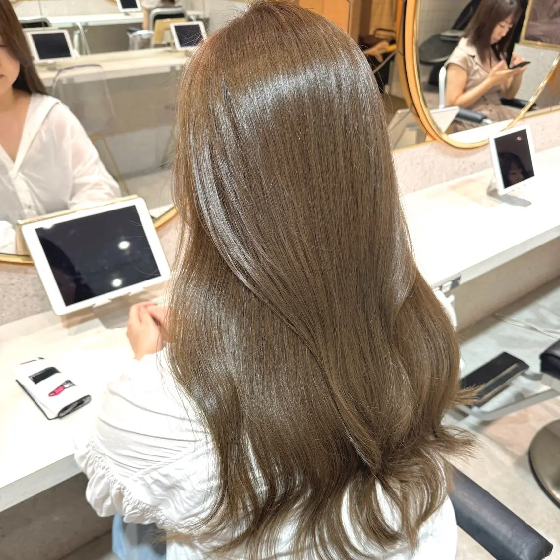 ロング カット ヘアカラー トリートメント 🎀しゅな/韓国 レイヤー/透明感♡のヘアスタイル