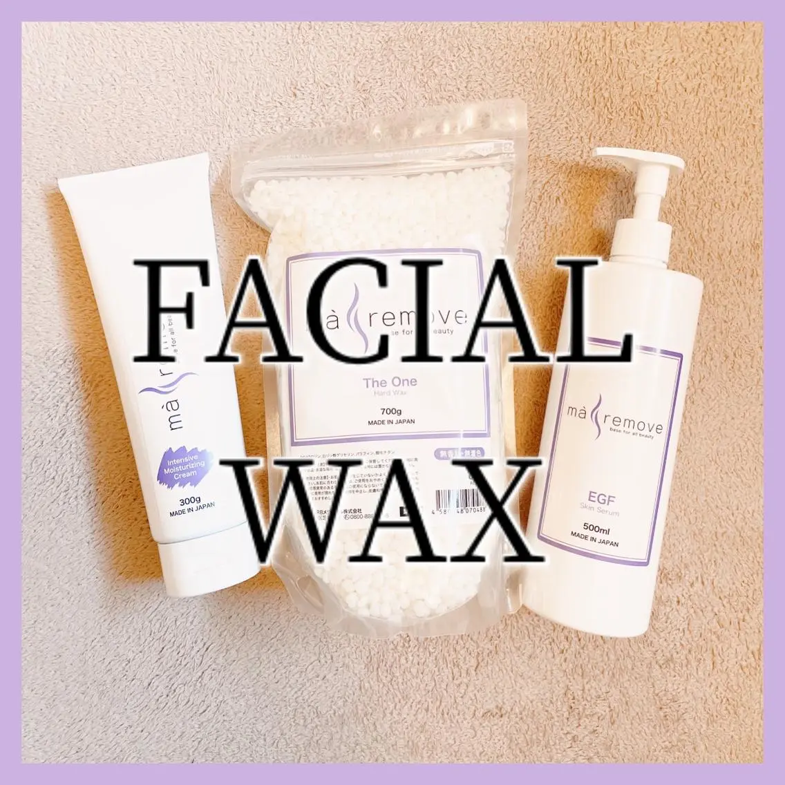 フェイシャルWAX 顔全体の産毛、古い角質、垢だけを除去!モチモチ肌に★の写真