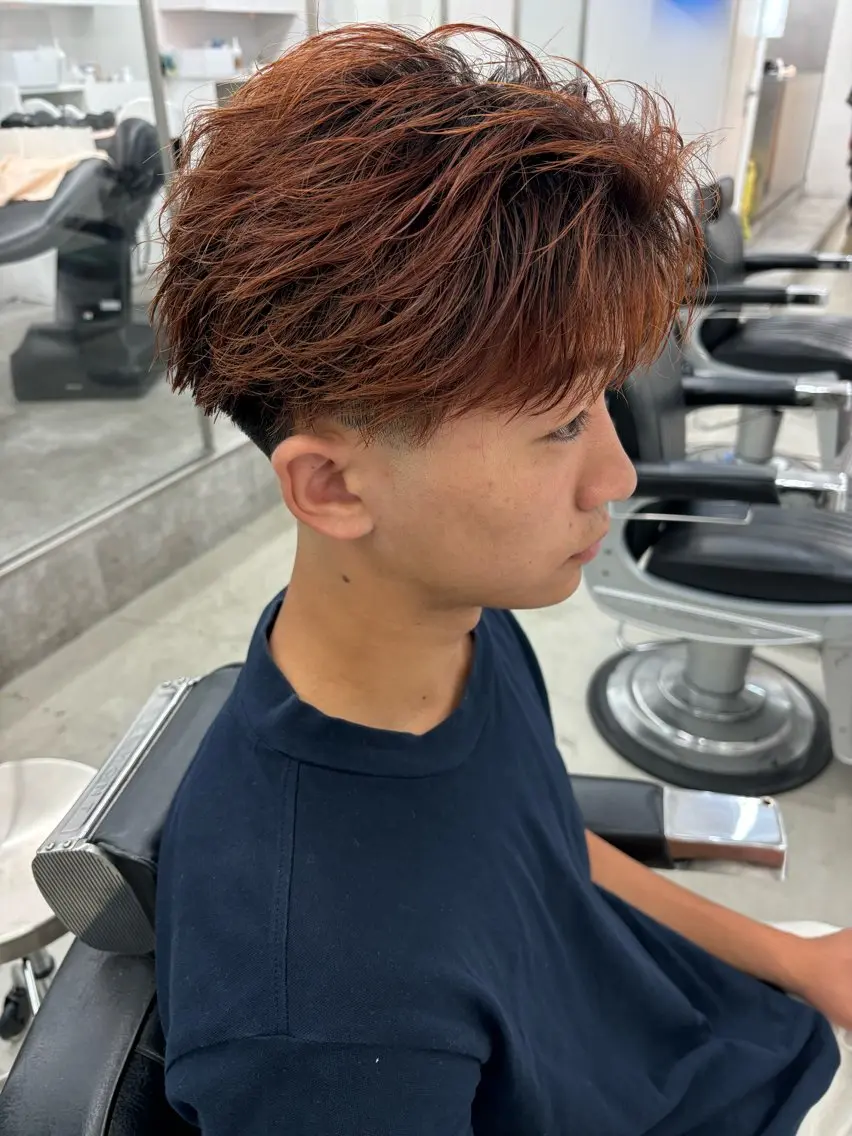 カラー パーマ メンズ カット パーマ トリートメント 土岐/メンズ専門 パーマ特化美容師🔥のヘアスタイル