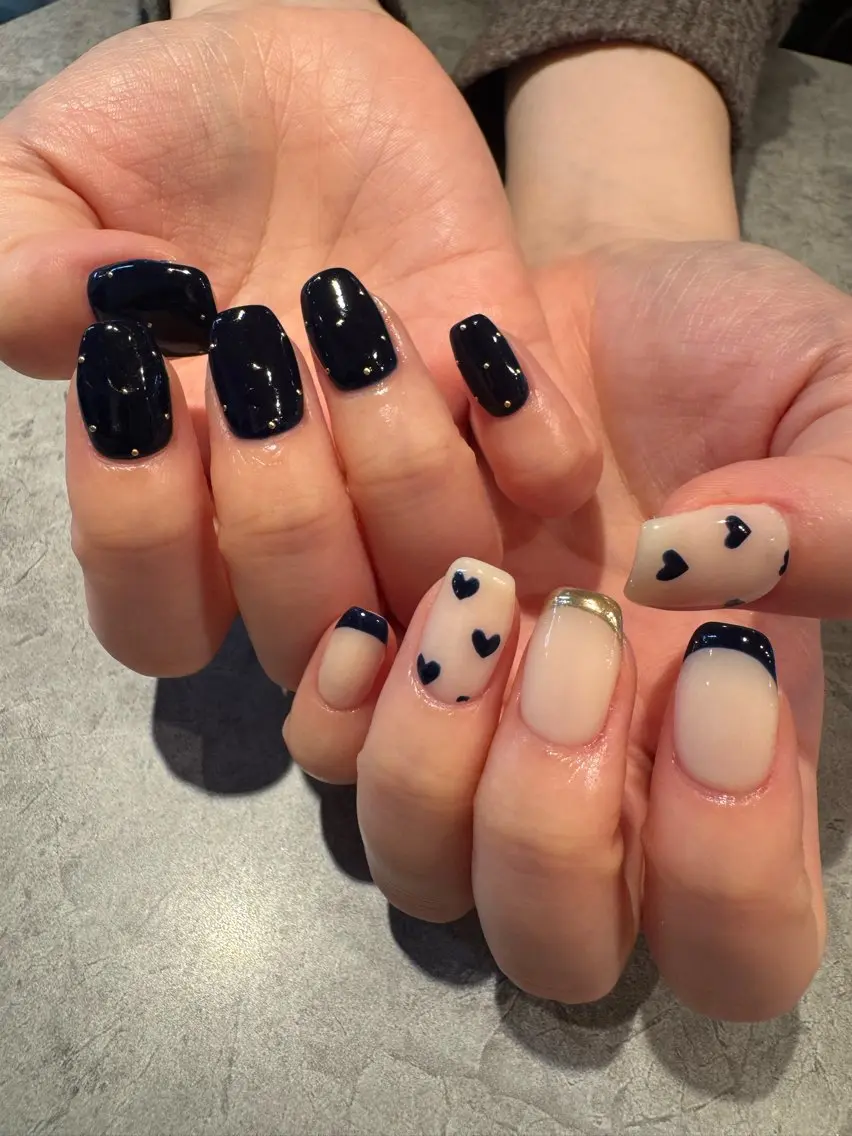 ネイル ハンドネイル 下北沢ネイリスト RIKAのネイルデザイン