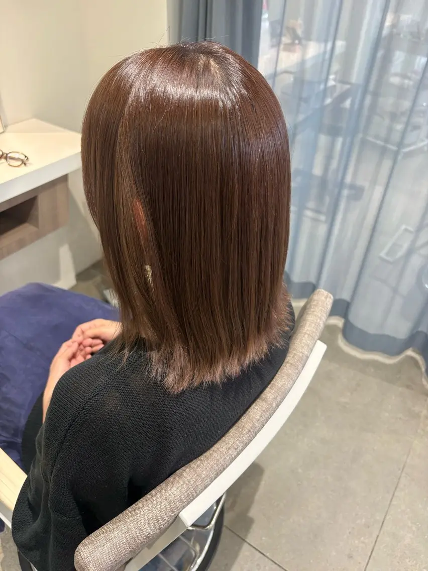 ミディアム 髪質改善 カット ヘアカラー 松井 沙弥香/熊谷のヘアスタイル