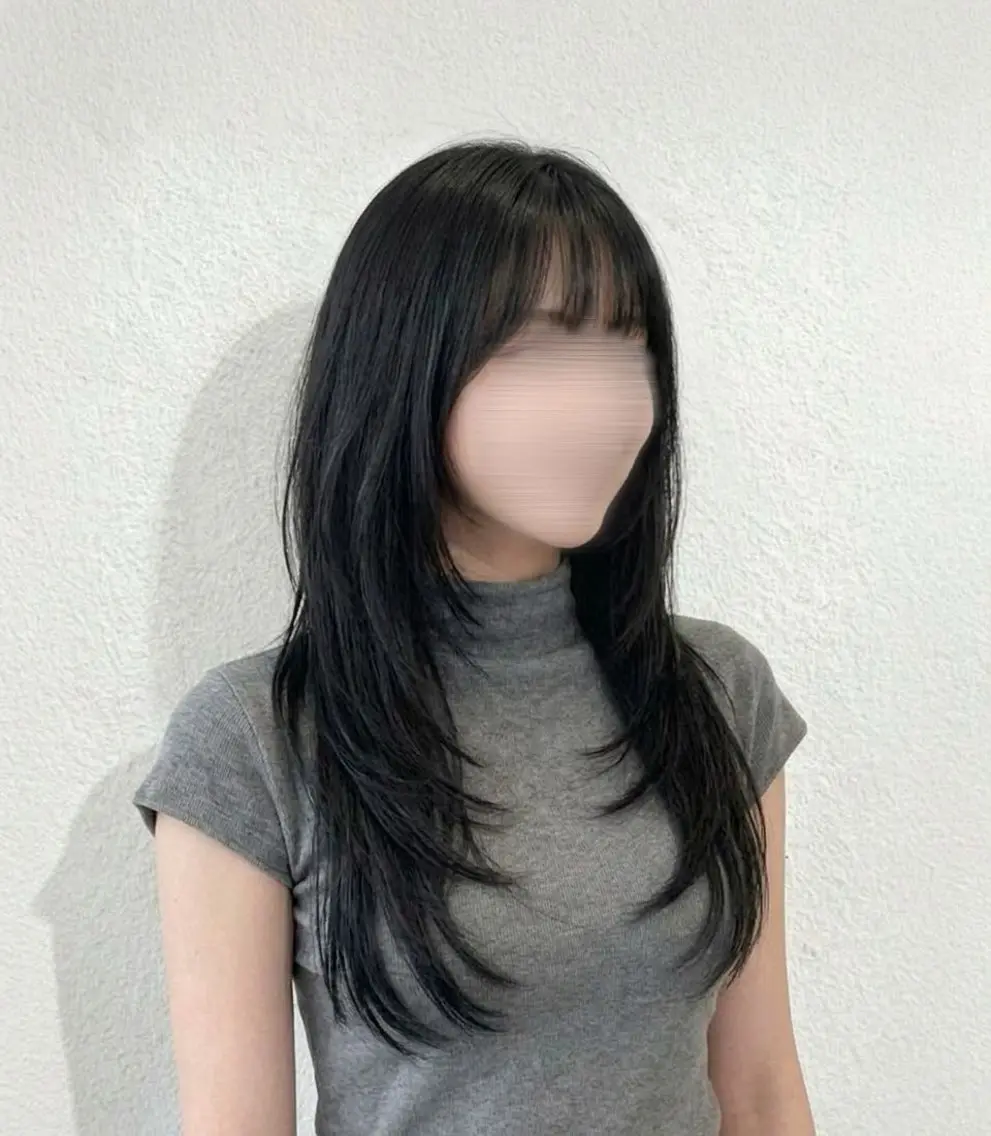 【 簡単一巻きで決まる🏹 】 レイヤーカットの写真