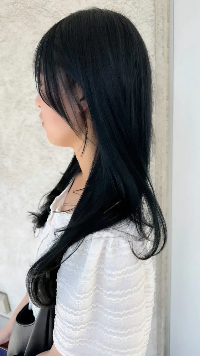 ロング カラー カット ヘアカラー 椎葉 祐也のヘアスタイル