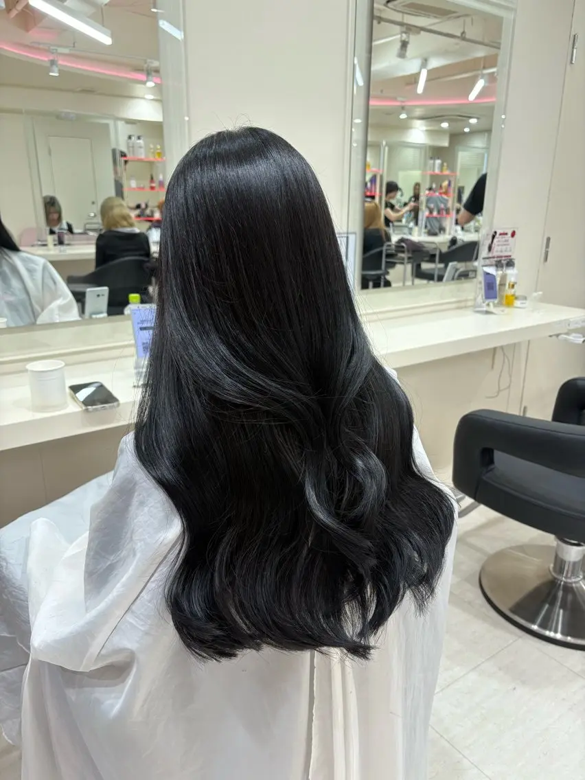 ロング カラー ヘアアレンジ カット ヘアカラー 💟RINNA 艶カラー💟のヘアスタイル