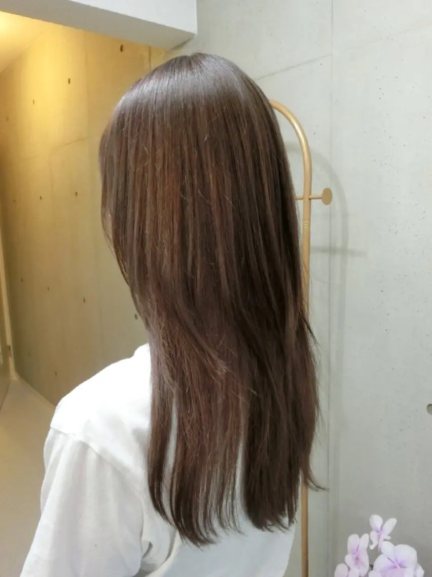 ロング カラー カット ヘアカラー ma cherie naoのヘアスタイル