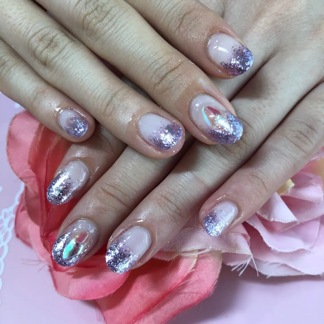 ショート ネイル ハンドネイル 《LB》ラブリエ Nail&eyeのマツエク・マツパデザイン