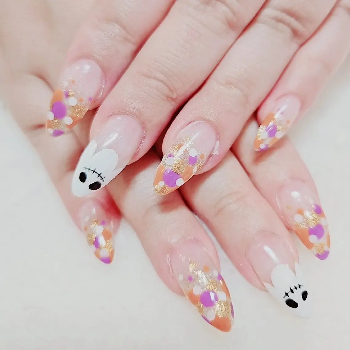 ネイル ハンドネイル 手描きアート&推し活 🌟Wisteriaのネイルデザイン