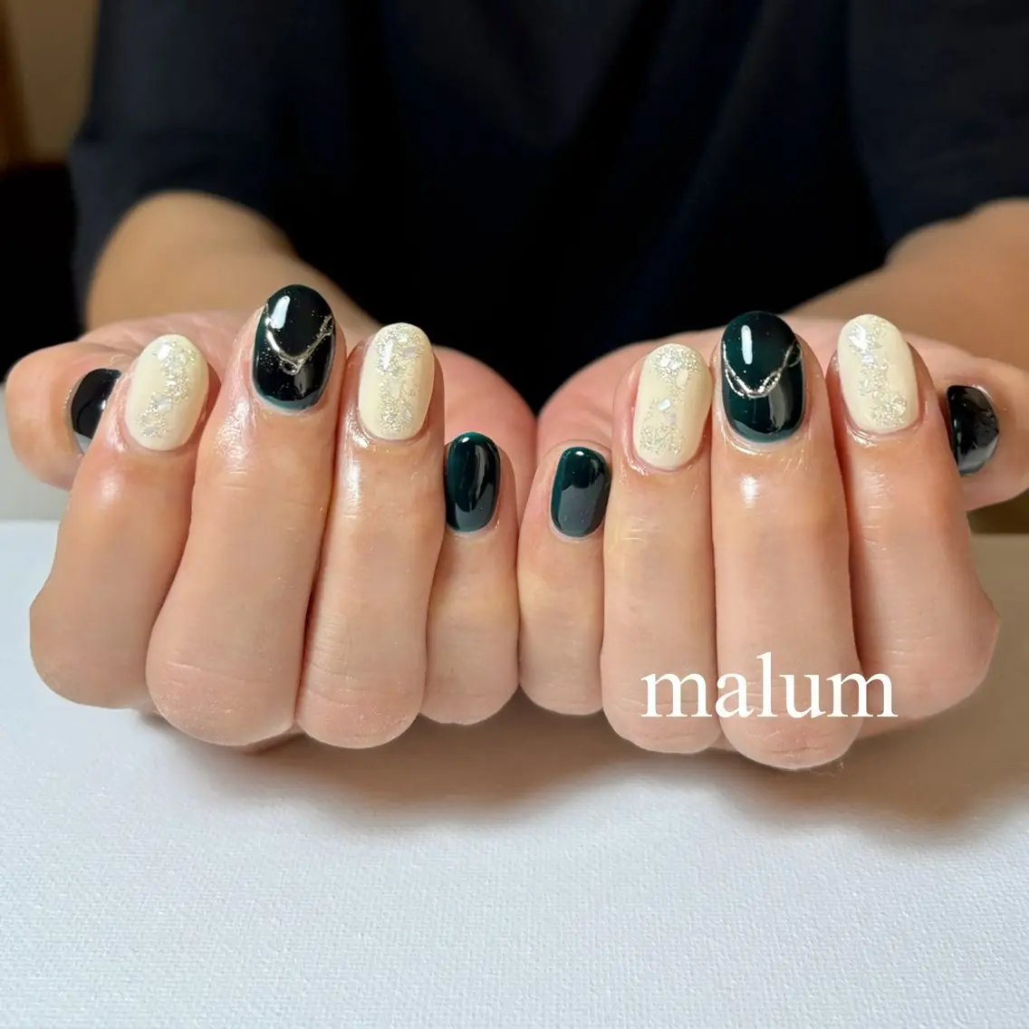 ネイル ハンドネイル malum nailのネイルデザイン