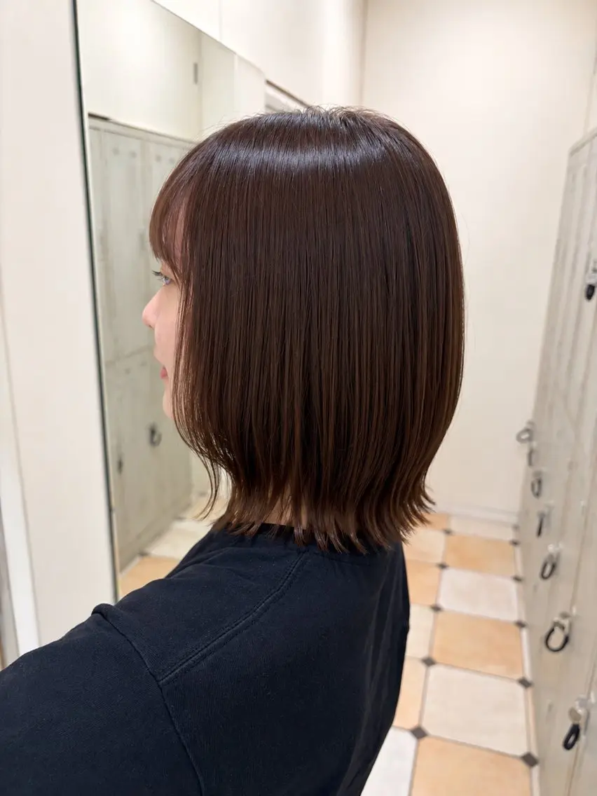カラー 久保 柚奈のヘアスタイル