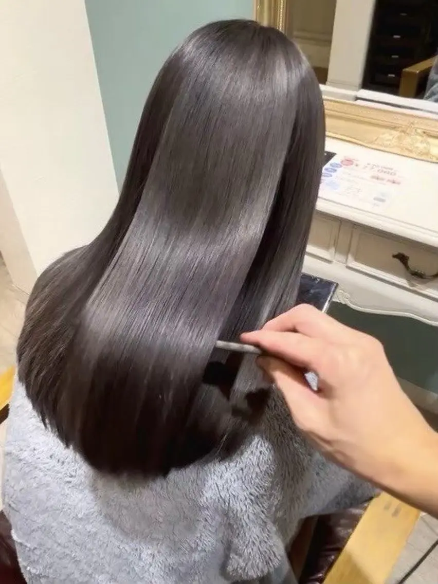 ロング カラー ヘアカラー 艶カラー/ 夢叶のヘアスタイル