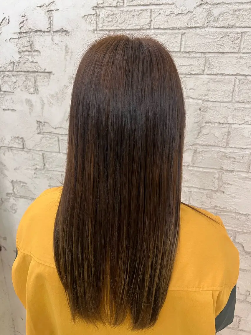 セミロング カラー ✨️🖤池袋/ YUUNA🖤✨️のヘアスタイル