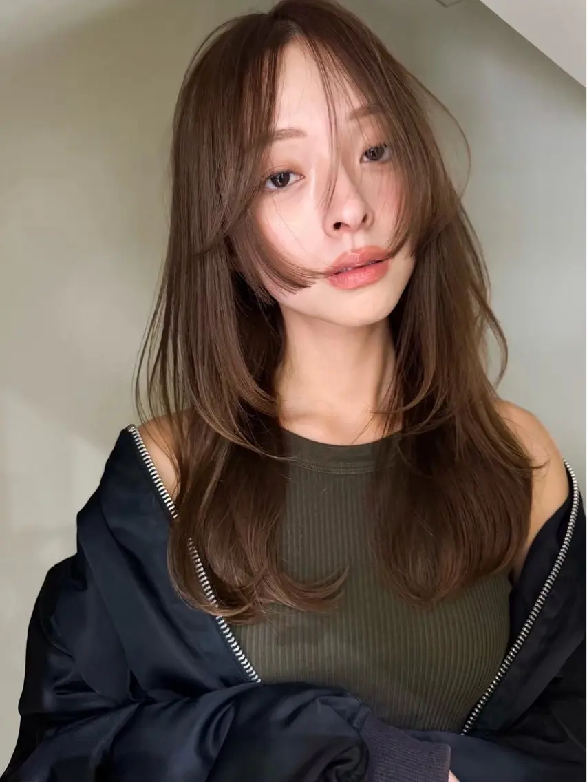 ロング カラー ヘアカラー トリートメント 透明感カラー/似合わ せカラーMIKAのヘアスタイル