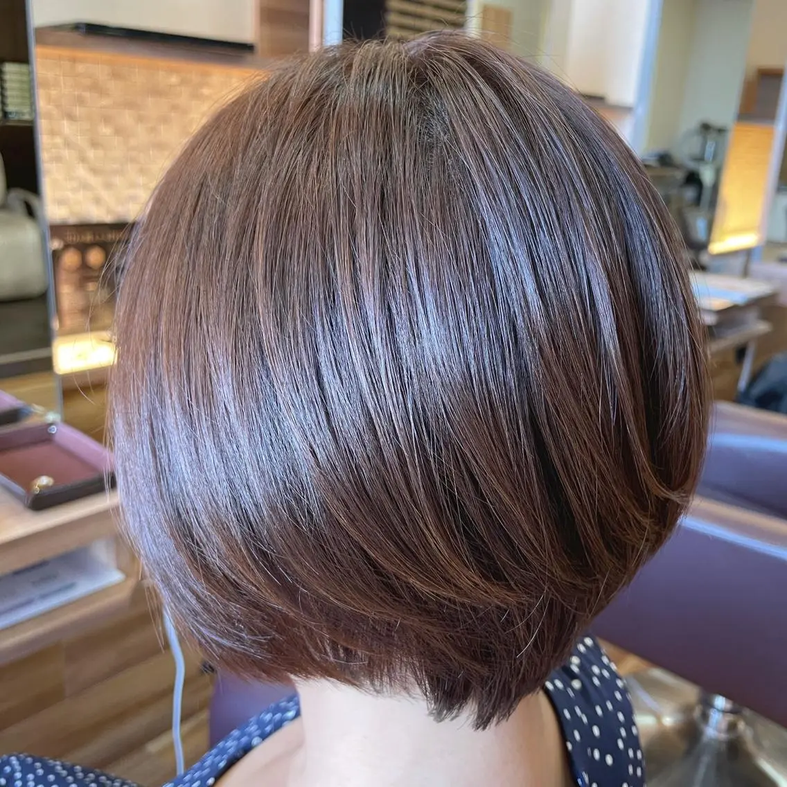ショート カラー イルミナカラー ボブ 髪質改善 カット ヘアカラー トリートメント ブレス渡辺 康介のヘアスタイル