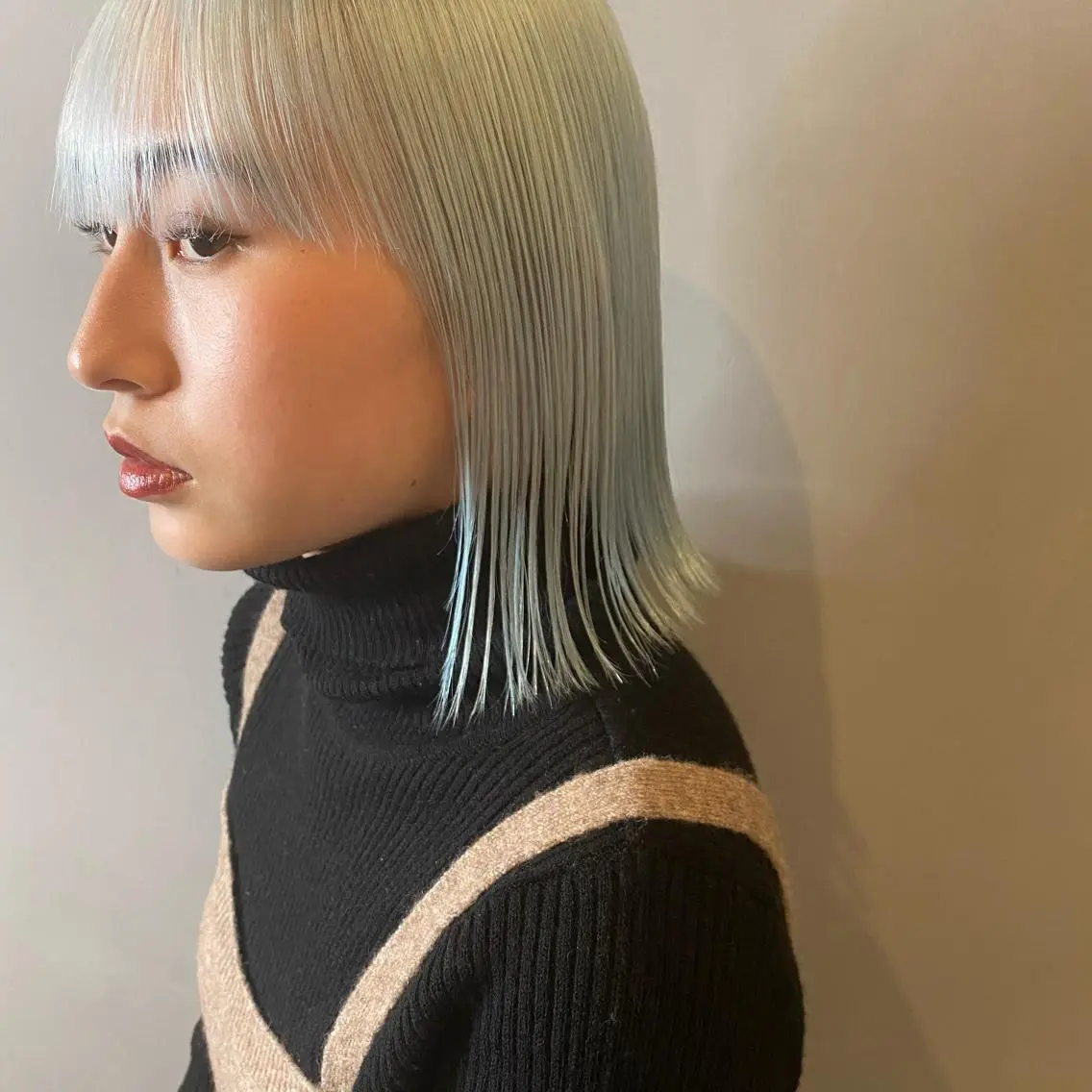 ショート カラー ヘアカラー 美髪・シールエクステ ホソタニリョウコのヘアスタイル