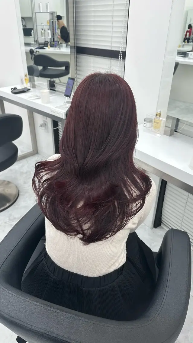ロング カラー ケアカラー 似合わせstyle ❤︎misaki❤︎のヘアスタイル