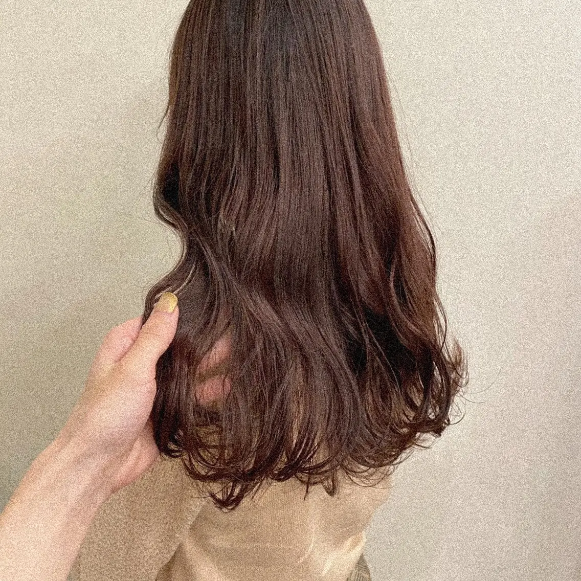 ien.カラー(全体染め)+超音波トリートメントの写真