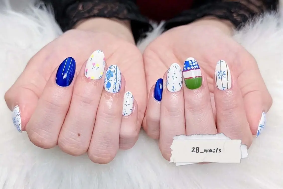ロング トゥー フエンのネイルデザイン