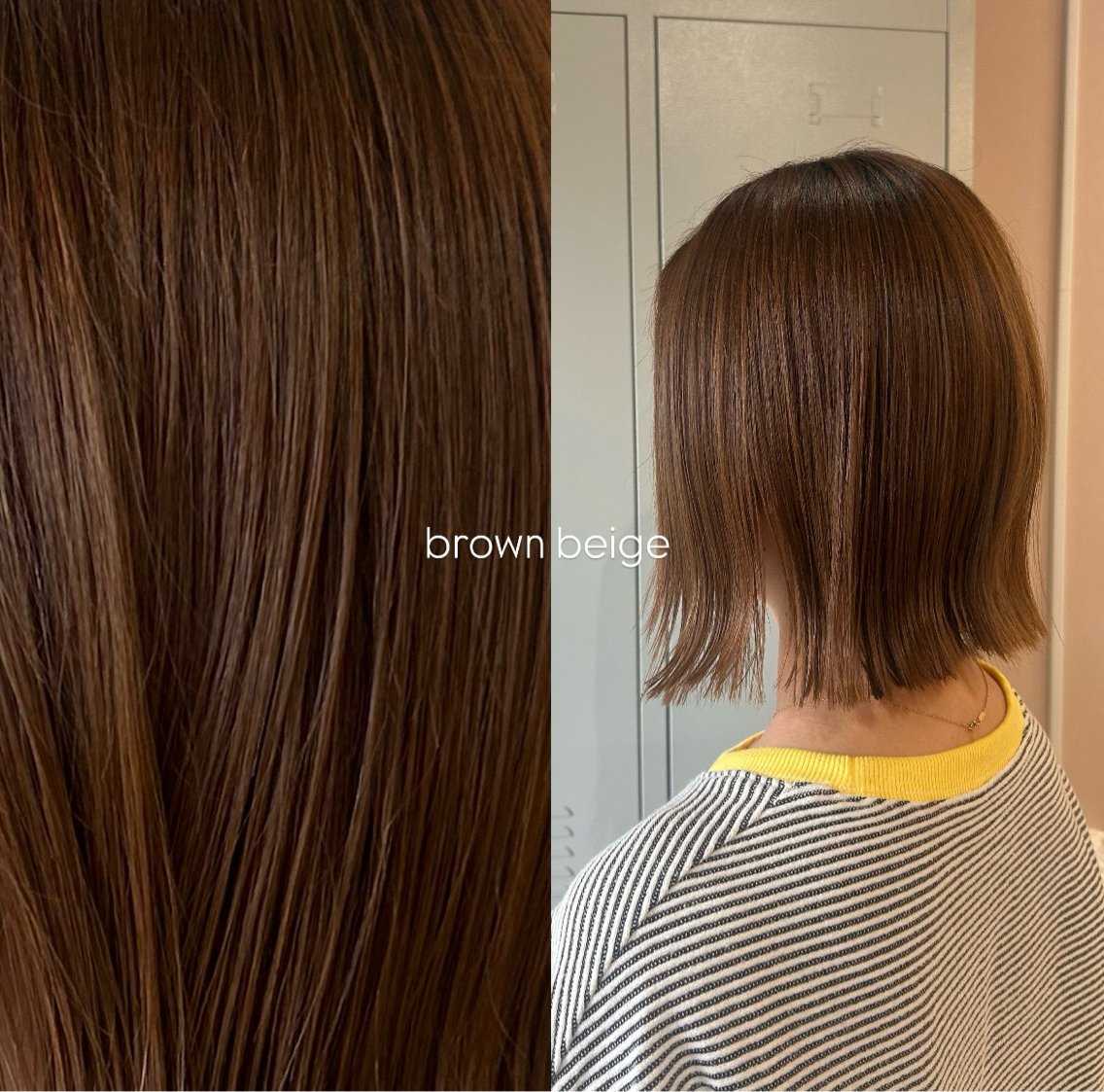 ショート カラー ベージュカラー カット ヘアカラー トリートメント 🌙似合わせカット ⭐️ハイトーンボブのヘアスタイル